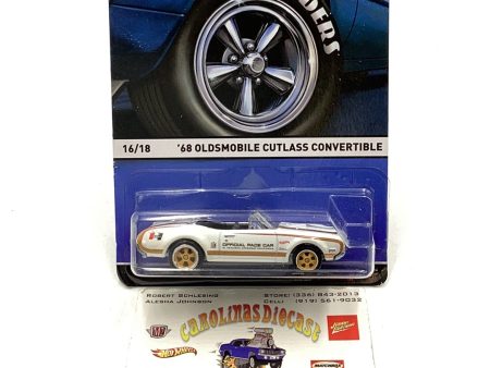 Hot wheels Heritage real riders 16 18 68 Oldsmobile cutlass convertible 271H Online now