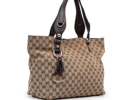 Gucci GG Canvas Icon Bit Tote (e1bc9h) Online