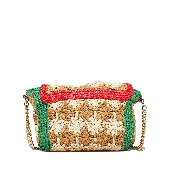 Gucci Small Raffia GG Marmont Crossbody (aHeBXr) Online now