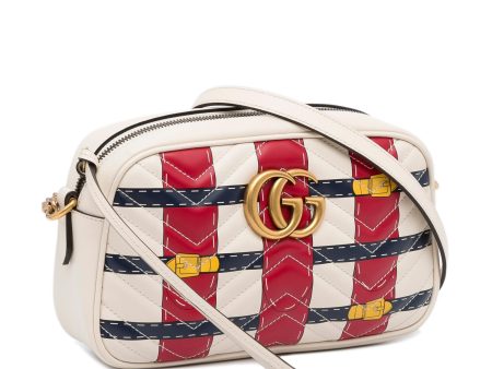 Gucci Small GG Marmont Matelasse Trompe L Oeil Crossbody (5QnTSu) For Sale