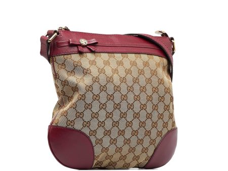 Gucci GG Canvas Mayfair Crossbody Bag (NqNI7v) Online Sale