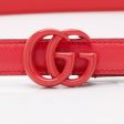 Gucci Leather GG Marmont Slim Belt - Size 36   90 (eZYU73) For Sale