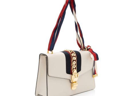 Gucci Calfskin Sylvie Small Shoulder Bag (G6Ob0L) Online Sale