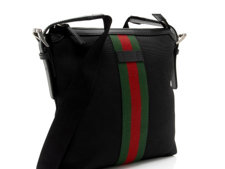 Gucci Techno Canvas Web Messenger Bag (hSj6G8) For Cheap