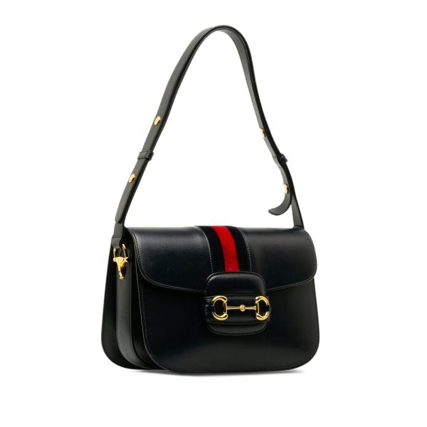 Gucci 1955 Horsebit Web Shoulder Bag (K3r9Rb) For Discount