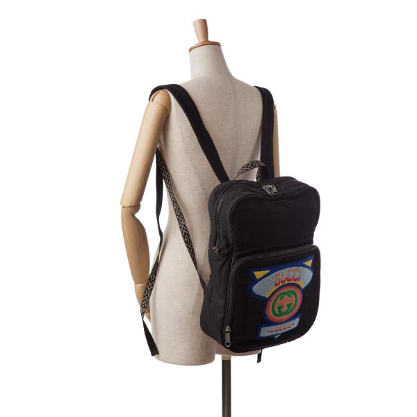 Gucci 80 s Patch Backpack (uAJOdY) Sale