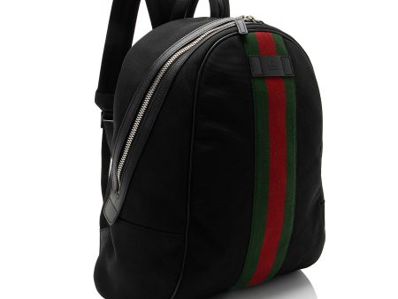 Gucci Techno Canvas Web Backpack (sknsmd) Supply