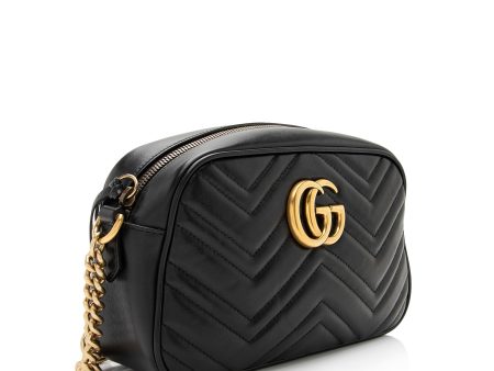 Gucci Matelasse Leather GG Marmont Small Shoulder Bag (SHF-qHsTPi) Online Sale