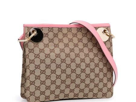 Gucci GG Canvas Eclipse Crossbody Bag (4xXzS6) For Cheap