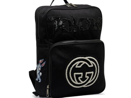 Gucci 80 s Patch Tenebre GG Nylon Backpack (fOclzO) Online Hot Sale