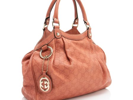 Gucci Guccissima Leather Sukey Medium Tote (JYFslN) Cheap