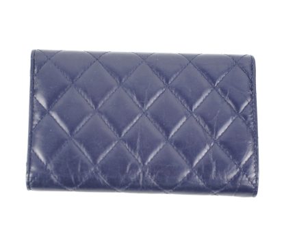 Chanel Reissue Compact Wallet Navy Hot on Sale