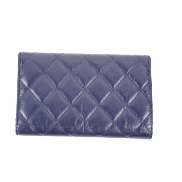 Chanel Reissue Compact Wallet Navy Hot on Sale