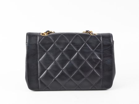 Chanel Vintage Diana Small Black (Recoloured) Online Hot Sale