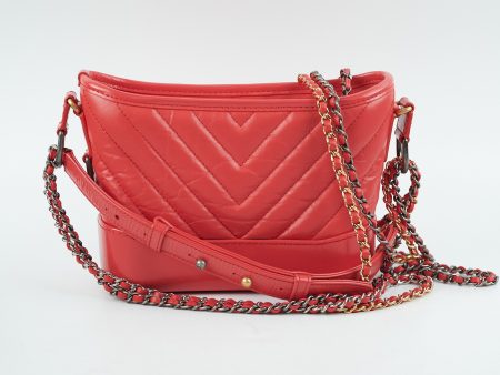 Chanel Small Gabrielle Red Online Hot Sale