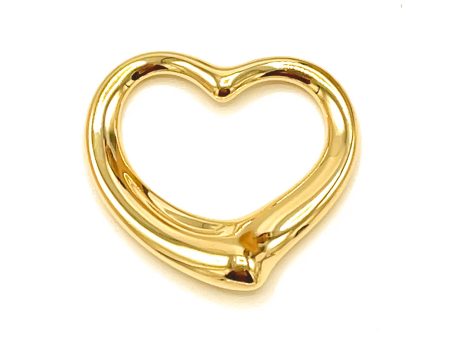 Tiffany and Co. Elsa Peretti Large Open Heart Pendant Hot on Sale