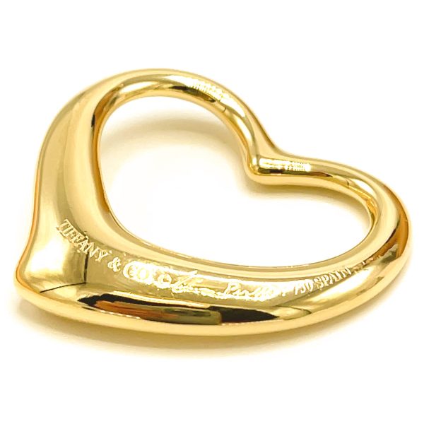 Tiffany and Co. Elsa Peretti Large Open Heart Pendant Hot on Sale