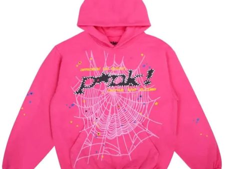 Sp5der Hoodie Pink OG Fashion