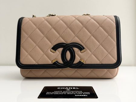 Chanel Small CC Filigree Flap Bag Cheap