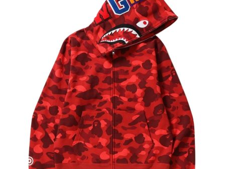 Bape Zipup Red Online Hot Sale