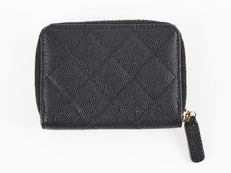 Chanel Black Caviar Cardholder For Discount