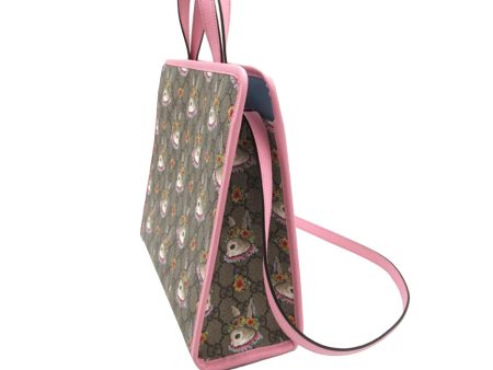 Gucci Yuko Higuchi GG Supreme Floral Rabbit Satchel (0nTePk) Online