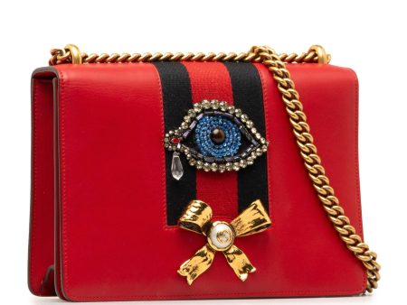 Gucci Web Peony Shoulder Bag SqJUEA) Fashion