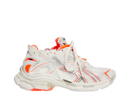 Balenciaga Runner White Orange on Sale