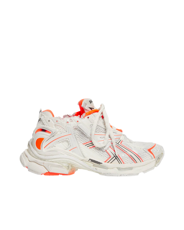 Balenciaga Runner White Orange on Sale