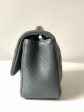 Chanel 18B Dark Grey Caviar Classic Flap Mini GHW. Online Sale