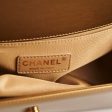 Chanel Medium Boy Patent Gold Cheap