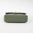 ITEM 30 - Chanel Classic Small Double Flap Iridescent Green 18C For Sale