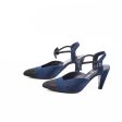 Chanel Bowtie Slingback Heels Navy Online Sale