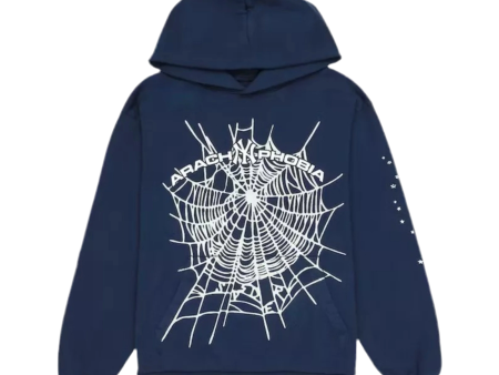 Sp5der Hoodie Arachnophobia Navy For Discount