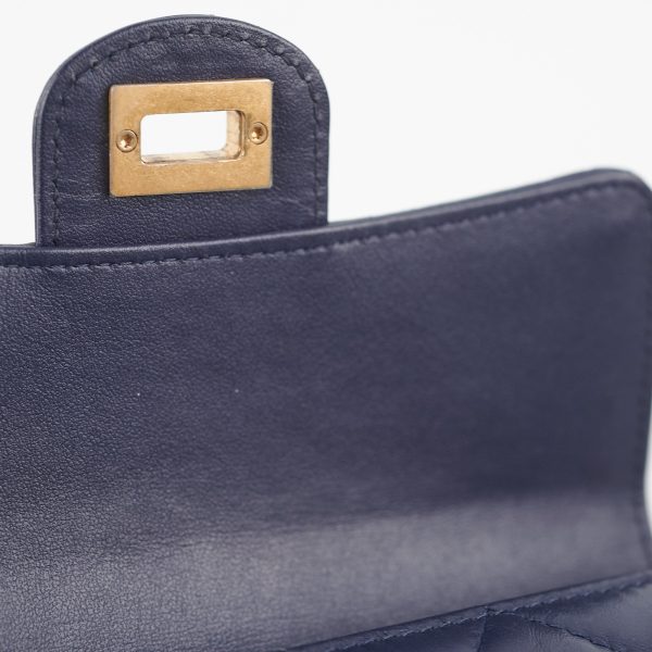 Chanel Reissue Compact Wallet Navy Hot on Sale