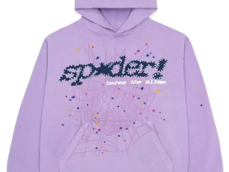 Sp5der Hoodie Purple Online Sale