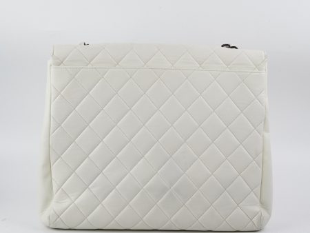 Chanel Matelasse Shoulder Bag White Sale