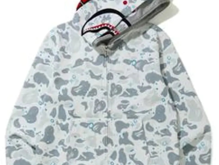 Bape Zipup White Spotted Online now