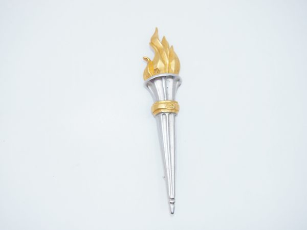 KARL LAGERFELD Rare Vintage Torch Pin Brooch Sale