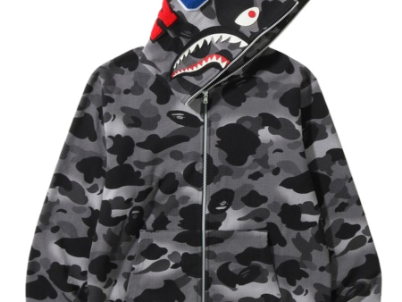 Bape Zipup Black Grey For Sale