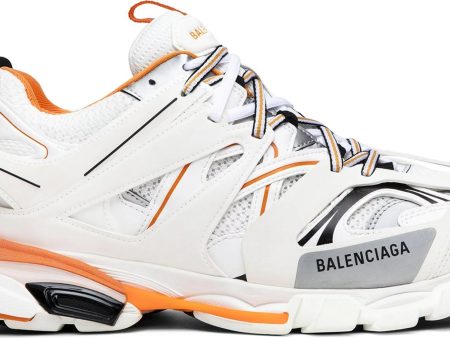 Balenciaga Track orange and white For Cheap